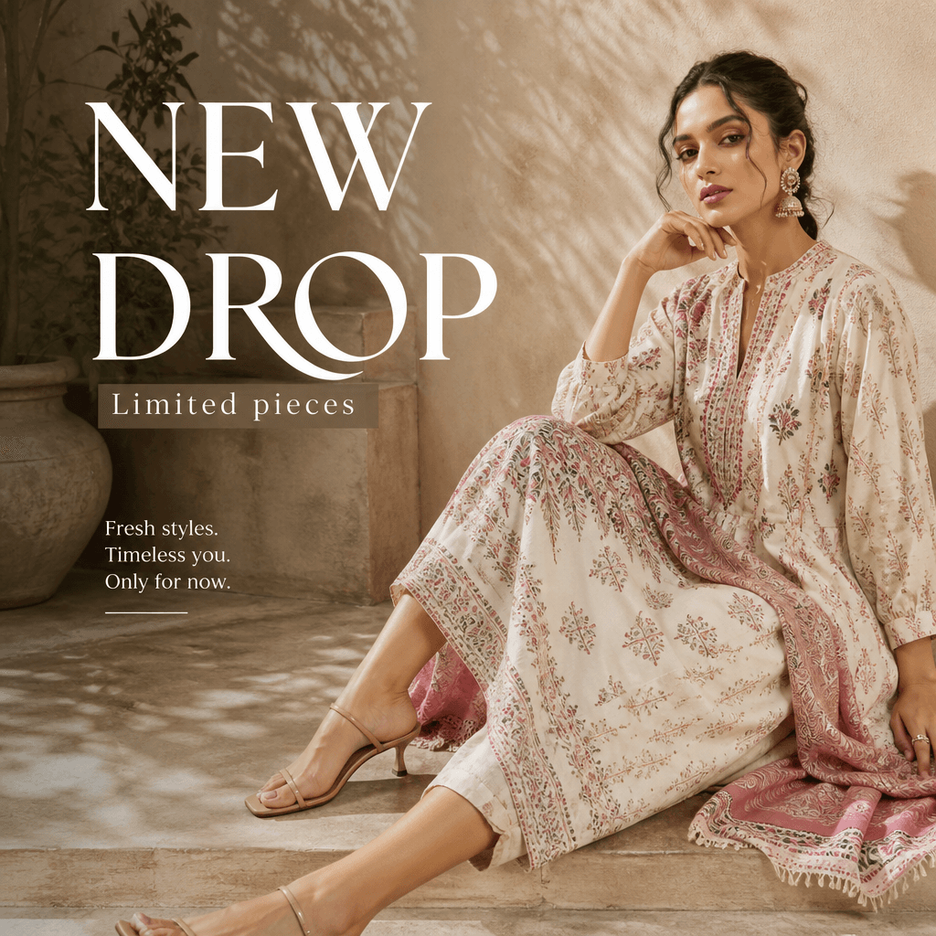 Fashion boutique new drop creative — generated with Rivus AI